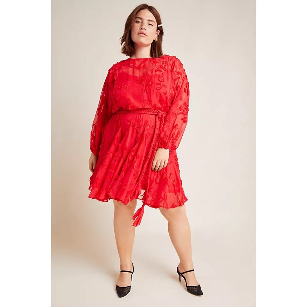 Amal Textured Mini dress by Mare Mare.  NW Anthropologie